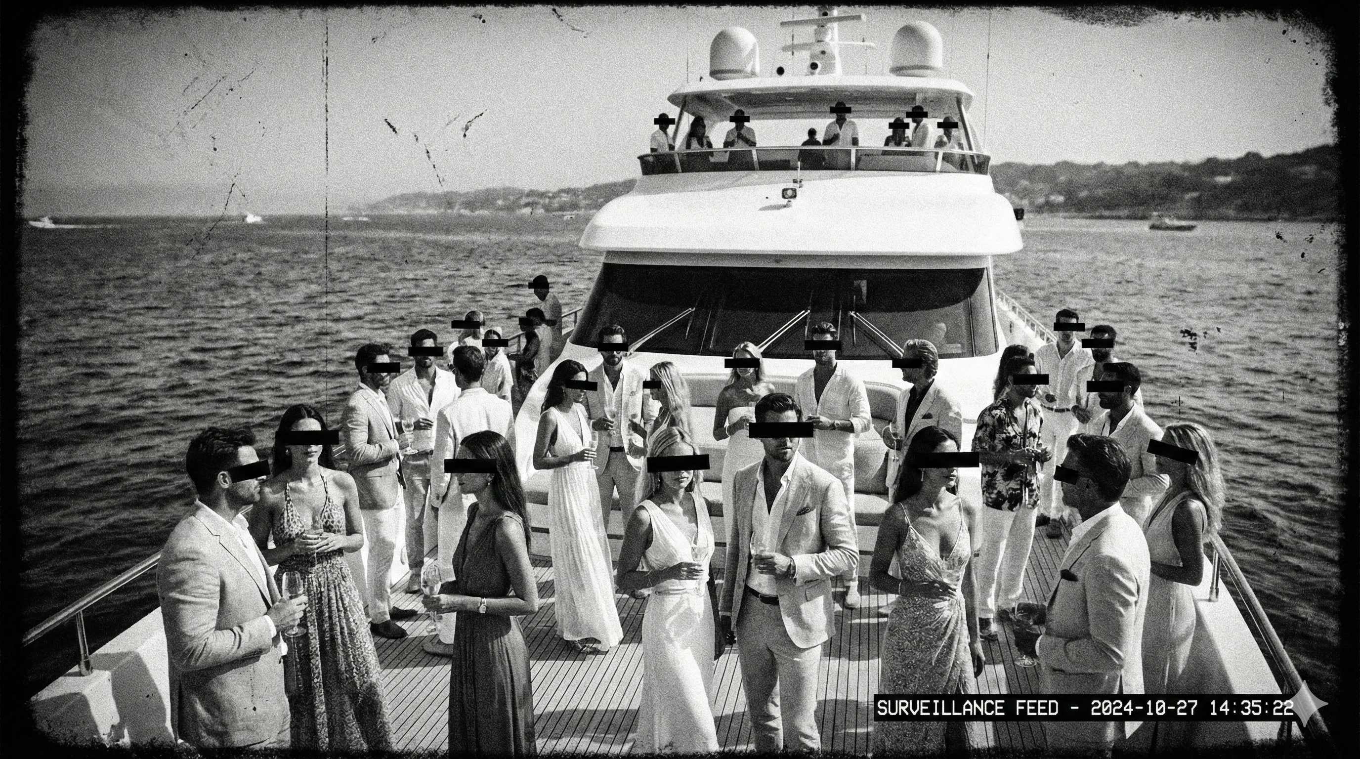 Yacht party surveillance